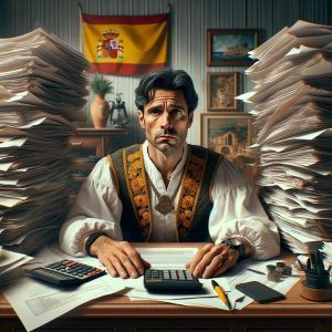 La cantidad de impuestos a pagar en españa es enorme