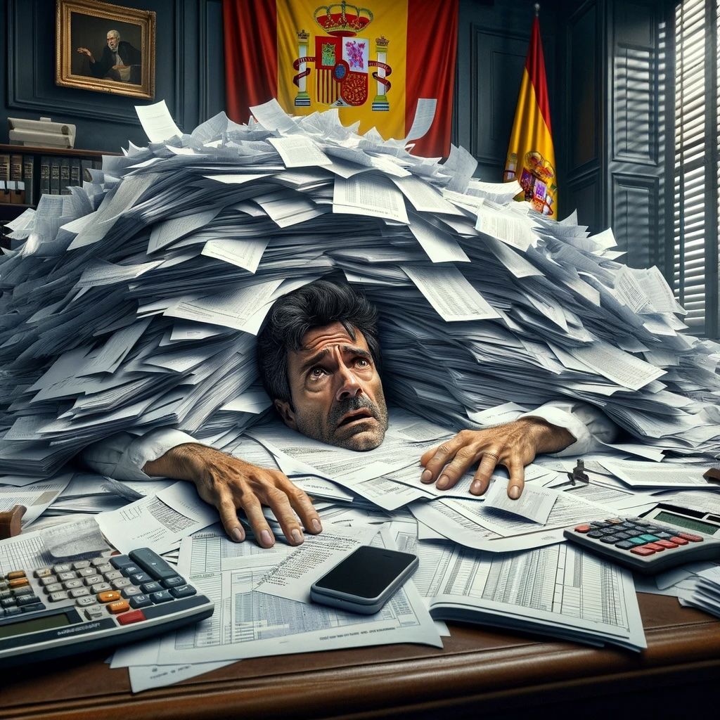 Los españoles, ahogados por los impuestos