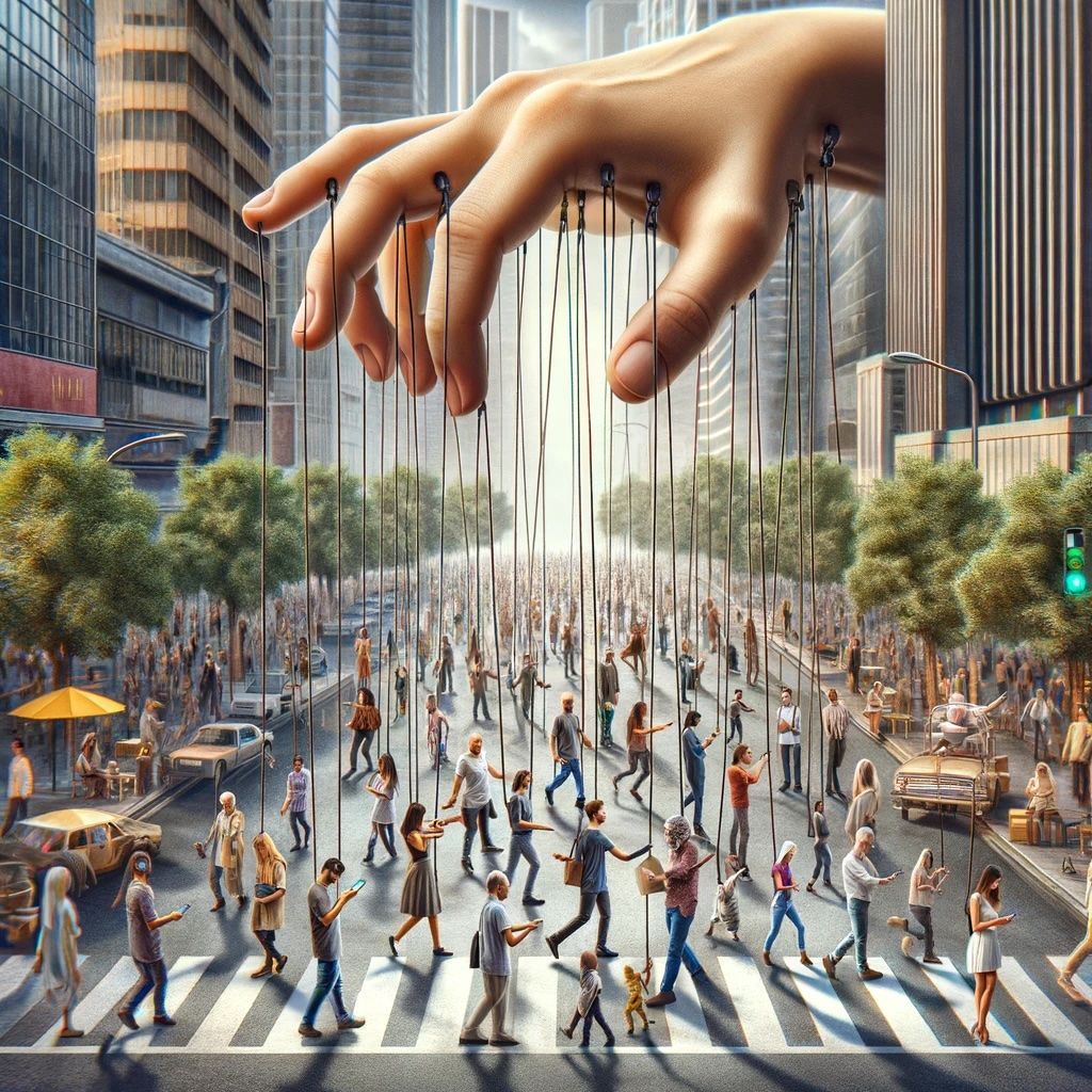 Ilustración conceptual sobre la Ventana de Overton y el cambio de ideas aceptables
