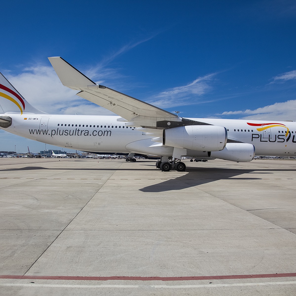Avión de Plus Ultra Líneas Aéreas